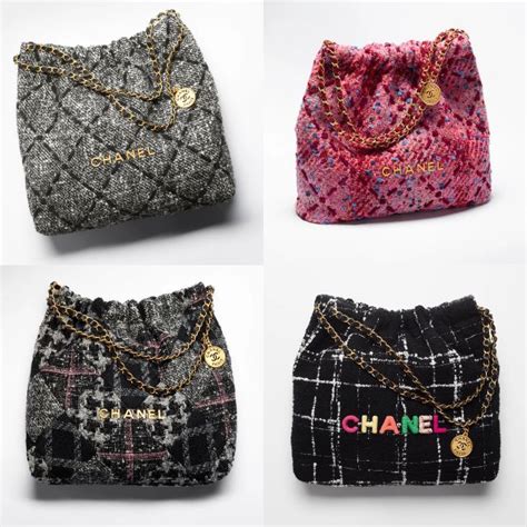 chanel 22 mini tweed